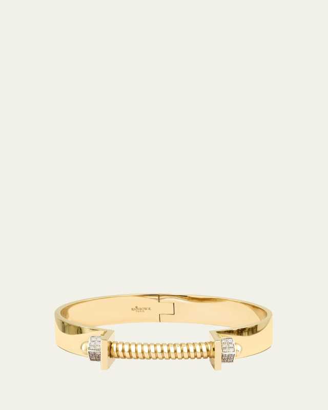 VERSUS Diamonds Bangle in 14K Yellow Gold